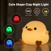 IFTHFOUR DoDo Duck Night Light, LED Cute Silicone Dimmable Nursery