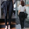 BlackCoco Women's Sarouel Pants, Loose Fit, Yoga, Long, Stretchable, Black,