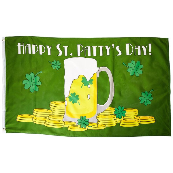 Quality Standard Flags Happy St. Patty's Day Polyester Flag, 3