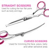 LANLIEBAO Professional Dog Grooming Scissors Kit with Safety Round Tips,