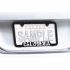 California License Plate Frame - Quality UV Printed Plastic