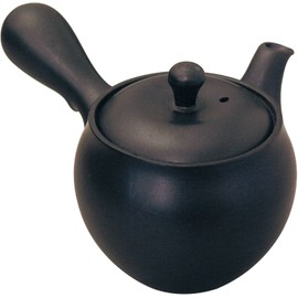 Suzuki Banko Ware Teapot No. 2 (Comes with Gift Box), Jet Black 0977-5100, 12.8 fl oz (380 ml)