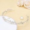 Oriamour Bridal Headband Wedding Headpieces For Women Rhinestone Hair Accessories