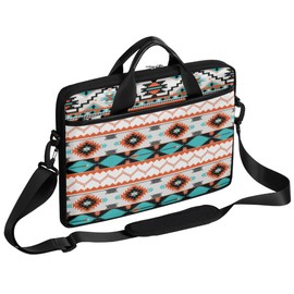 Aztec Western Laptop Case Bag for Women Girls,15.6 inch Messenger Shoulder Bags,Water Resistant Notebook Computer Bag Briefcase Sleeve Carrying for Work,School