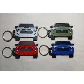 SG Design Toyota 4runner Custom Keychain Keyring 4x4 (Pick Your Color)