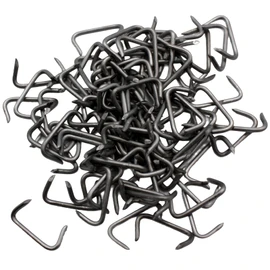 100 Pcs 3/4" Stainless Steel Sharp Point Hog Rings for Upholstery - Made in USA