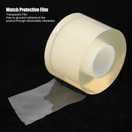 HURRISE Watch Protective Film Watch Anti‑Static Film Watch Protector Tape Watch Wrap Film Protector Wrapping Film Screen Protector Tape for Static Jewelry Clear Transparent Watch Watch Tools