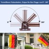 NQ Adjustable Flag Holder, 2.5 cm Diameter, Bracket for Flagpole,