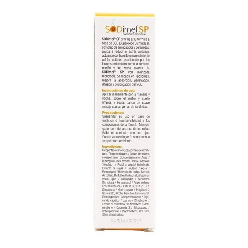 Serum Antioxidante Sod Superóxido Dismutasa 30 G Sodimel