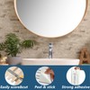 Yipscazo 20 Sheets Peel and Stick Stone Metal Backsplash, PVC