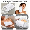 VOOVA & MOVAS White Exfoliating Washcloth 6PC, 8.3"x6.3" - 100%