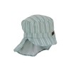 Sterntaler Baby Boys' Peaked Cap with Neck Protection, light green