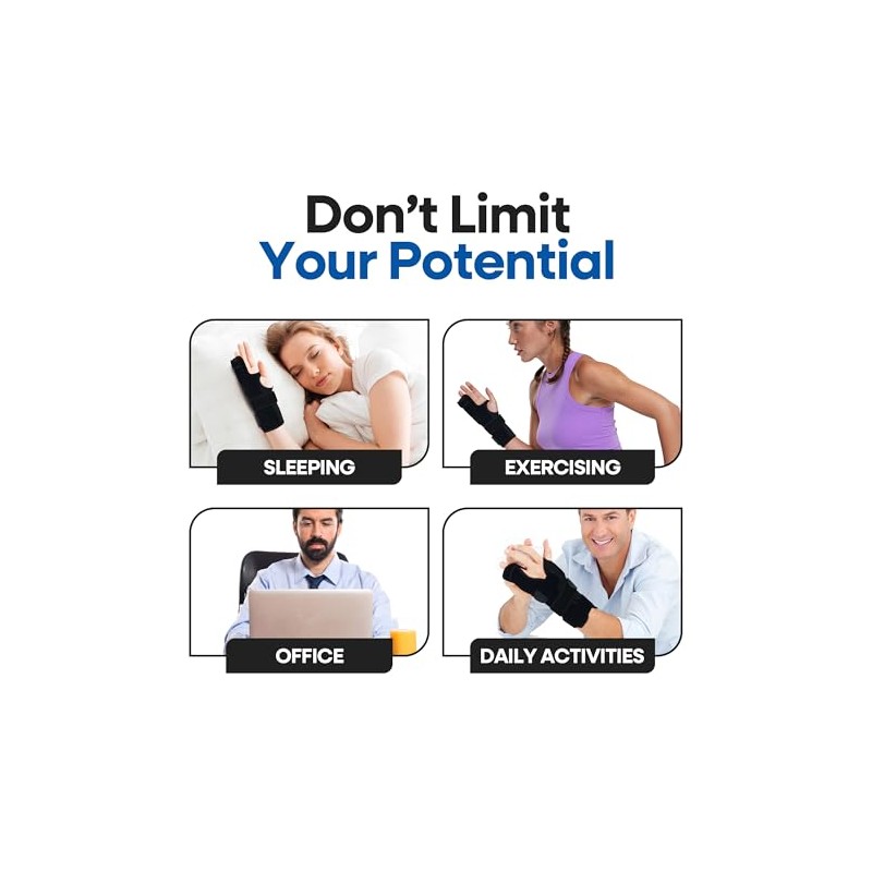 Pinky Finger Splint Boxer Fracture Brace | Ulnar Gutter Splint