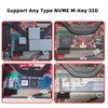 NFHK NVME M-Key 22x30mm to 22x80mm Angled Extension SSD Upgrade