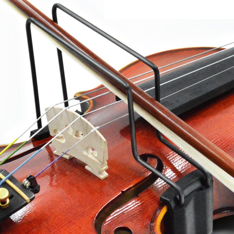 Dual Steel Track ABS Clamp Violin Clamp Bow Straightener 4/4