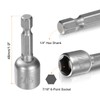 sourcing map 3pcs Hex Nut Driver Drill Bit 7/16" 6-Point