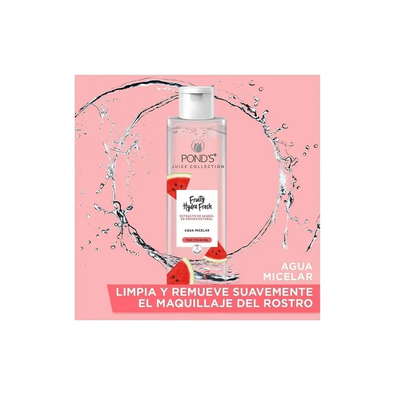 Agua Micelar Ponds Fruity Hydra Fresh Sandia Todo Tipo Piel