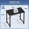DUMOS 32 in Small Computer Desk for Home Office, Modern