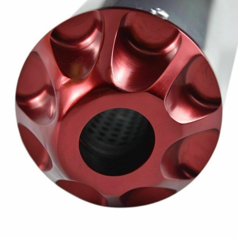 TDR 28mm Red Exhaust Muffler for 50cc 70cc 90cc 110cc