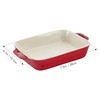 Staub Ceramic 7.5" x 6" Rectangular Baking Dish - Cherry