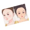 TOVINANNA 2pcs Face Painting Practice Board Makeup Practice Face Draw