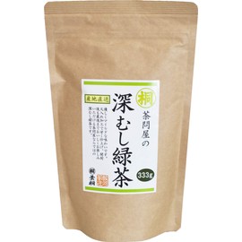深むし緑茶 Japanese Pure Green Tea （333g/11.74oz） Sen-Cha Ryoku-Cha Extra Volume & Special Price japanese green tea from Shizuoka Japan with a tracking number