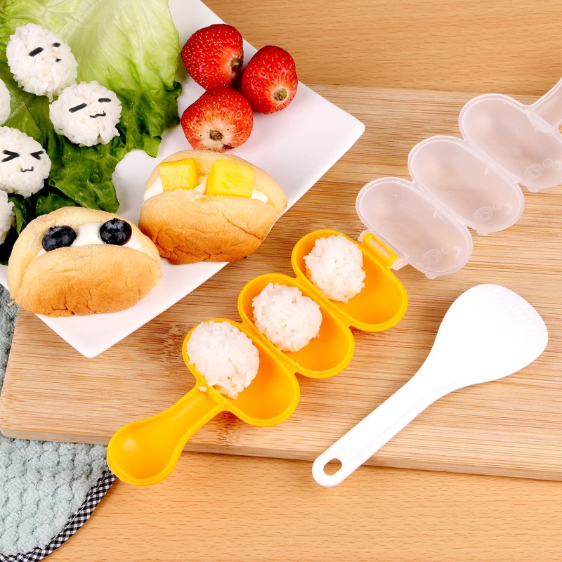 2pcs-Rice Ball Shaker,Rice Ball Molds, DIY Ball Shaped Kitchen Tools