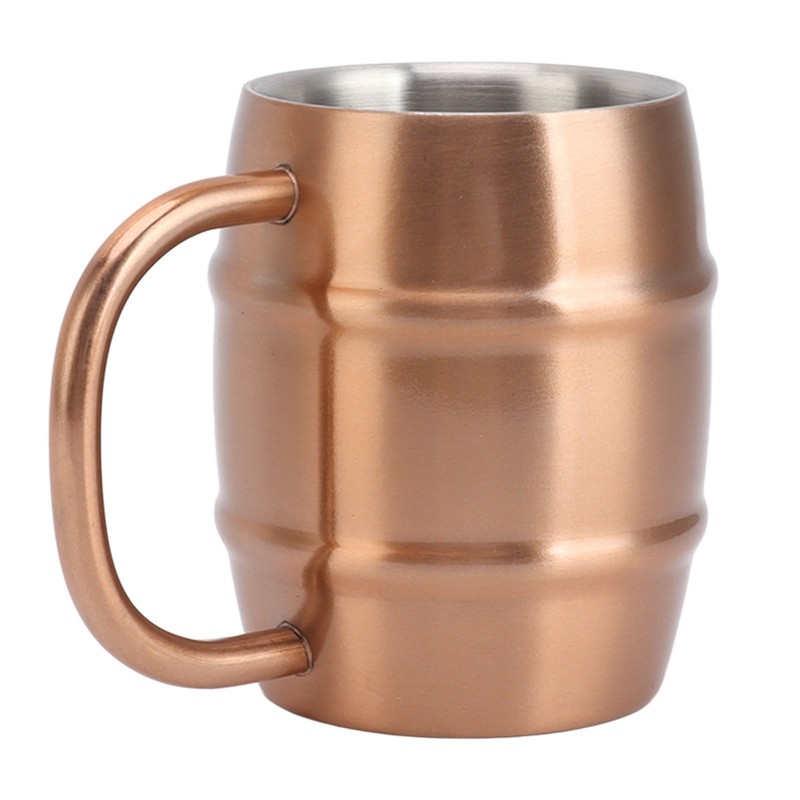 Stainless Steel Beer Mug Double Layer Insulation Multipurpose Safe Ergonomic