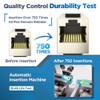AMPCOM CAT7 Keystone Coupler, 24-Pack Pass Through RJ45 Keystone Jack,