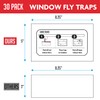 Window Fly Traps Indoor Clear (30 Pack) - Fly Window