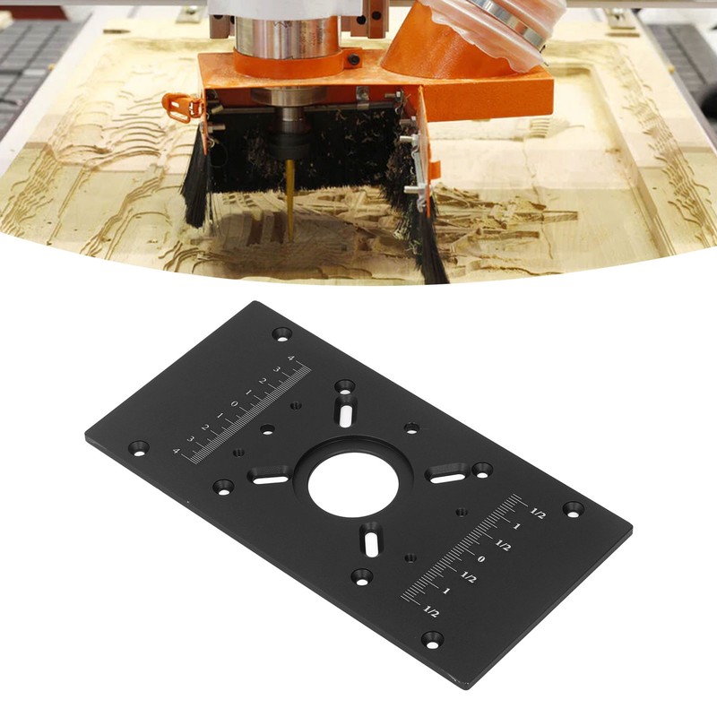 Router Table Insert Plate Aluminum Alloy Lift System Base Board