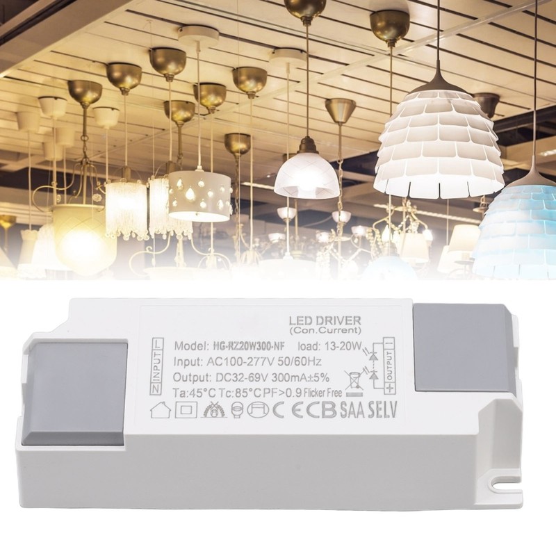 LED Power Supply Driver AC 100‑277V to DC 32‑69V LED