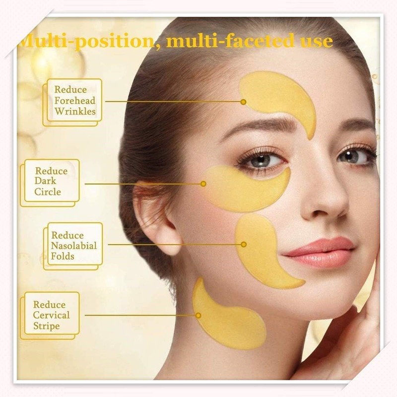 20Pcs/10Packs Gel Crystal Collagen Eye Pads, Under Eye Mask for