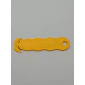 Klever Kutter *Qty. 1* Yellow Safety Box Cutter Disposable 4 3/4” Length