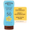 Hawaiian Tropic Everyday Active Sunscreen Lotion, SPF 50 Sunblock, 8