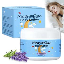 Magnesium Body Lotion - Body Moisturiser With Calming Lavender Essential Oils & Shea Butter To Aid Sleep- Magnesium Butter For Sleep- Body Skin Care Apply To Legs,Arms Or Chest