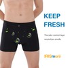 IRISMORII Mens Incontinence Underwear Washable Adult Leak Proof Briefs with