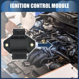 INFINAUTO Ignition Control Module, Inner Ignition Module Control Unit No.4D0905351 for A8 1997-1999 for A8 Quattro 1997-1999 ABS Black, 1 Pc