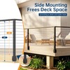 Gyykzz Side Mount Outer Corner Post 36" (Post Body 44"),