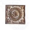 Royal Kraft Indian Print Stamp Brass Square Shapes Wooden Clay