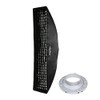 Godox 12"x47" / 30x120cm Strip Beehive Honeycomb Grid Softbox with Bowens Mount Speedring for Studio Flash Strobe Lighting
