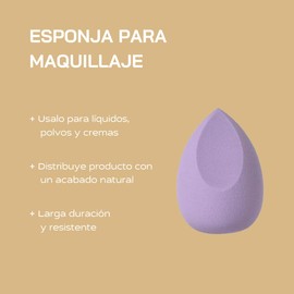 Seviete 8 Pack Esponjas de Maquillaje para Base de maquillaje. Beauty Blenders para makeup. Esponja Facial Suave y sin Látex para Líquido, Cremas y Polvos. (Color Mix Colores Pastel)