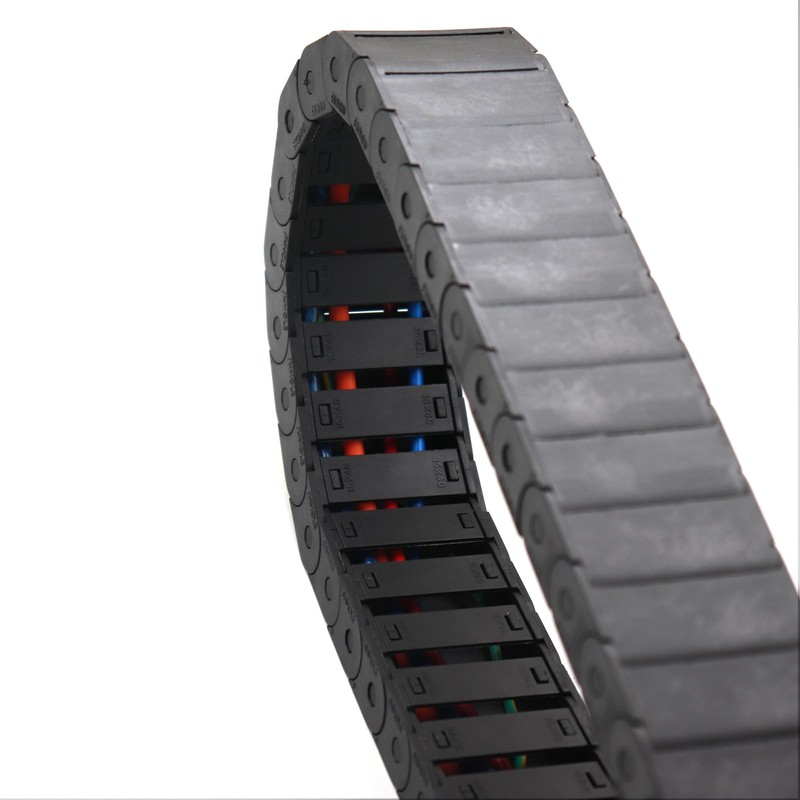 15mm x 50mm Plastic Semi Closed CNC Machine Tool Cable