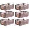 Brandsseller Foldable Folding Box, S, Set of 6, Sturdy Shopping