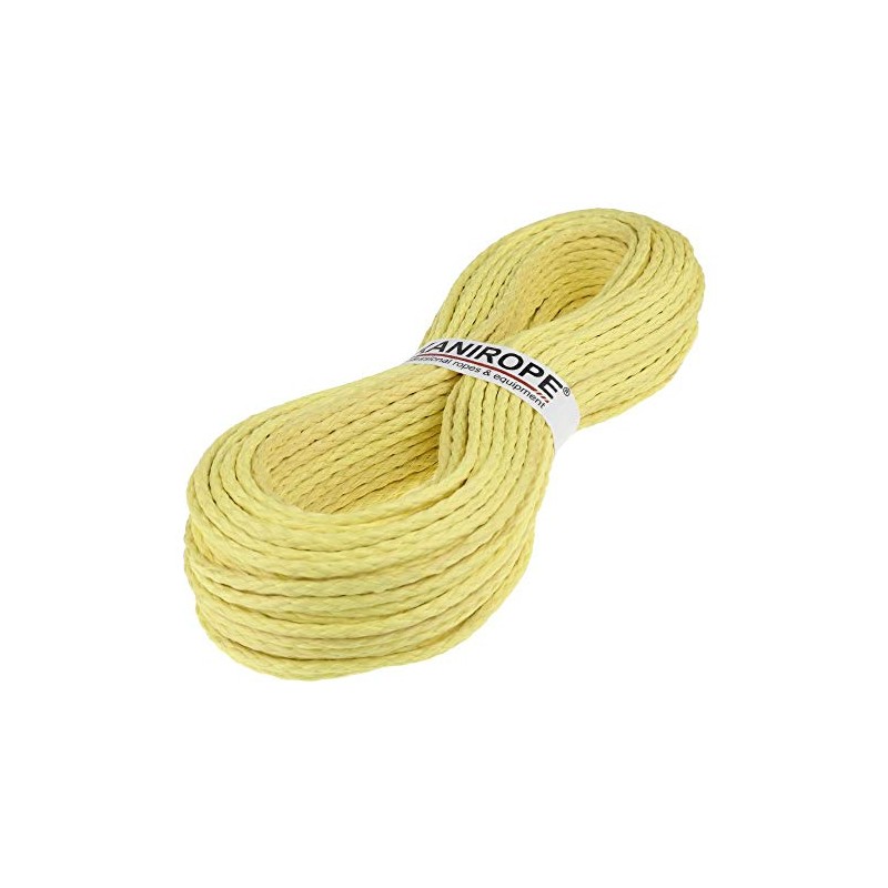 Kanirope® Aramid Rope Arabraid 6 mm 30 m Yellow 8-Way
