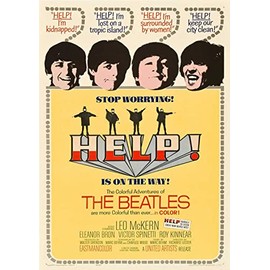 OMG Printing The Beatles Help Poster/Print/Picture Satin Photo Paper - A3-297mm x 420mm