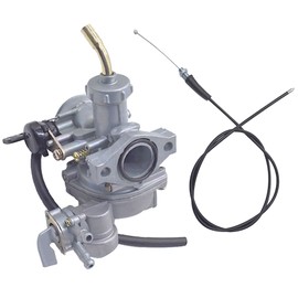 WFLNHB Carburetor Replacement for Honda FourTrax 125 TRX125 ATC110 ATC125M ATC90 Carb with Throttle Cable