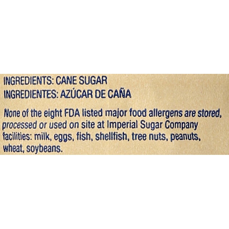Imperial Sugar Dixie Crystals Extra Fine Granulated Sugar, 2 lb