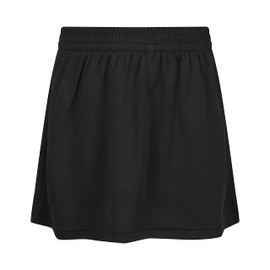 Trutex Black Skort for School, PE, Girls Sports and Athletics - Comfort Stretch Drawcord School PE Skort (16 Years)