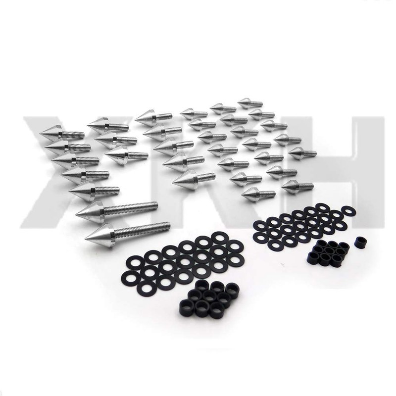 XKH- Aluminum Fairing Bolt Kit Body Compatible with 1999-2007 Suzuki